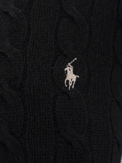 Wool and cashmere cable knit sweater thumbnail