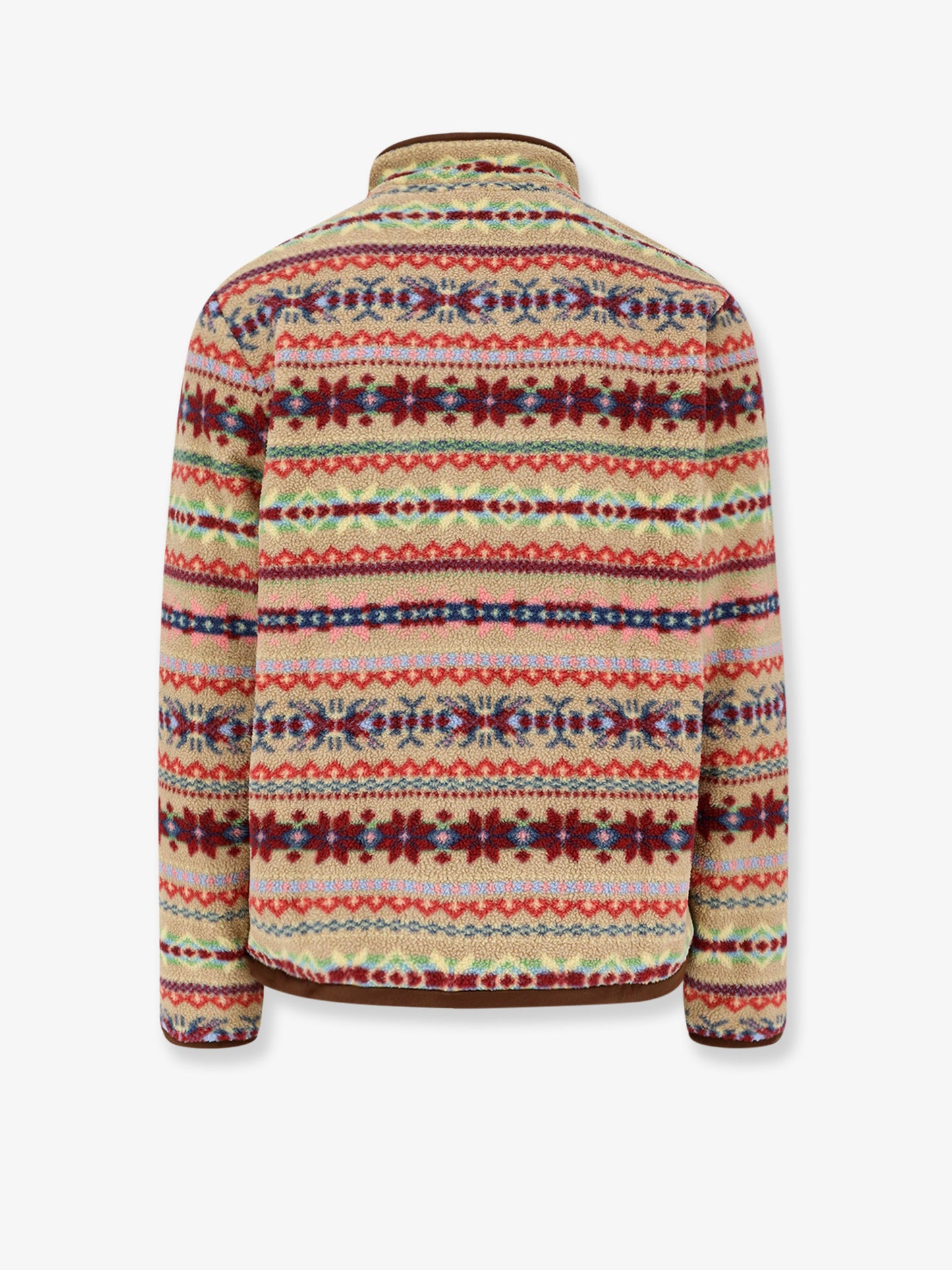 Multicolor recycled material sweatshirt