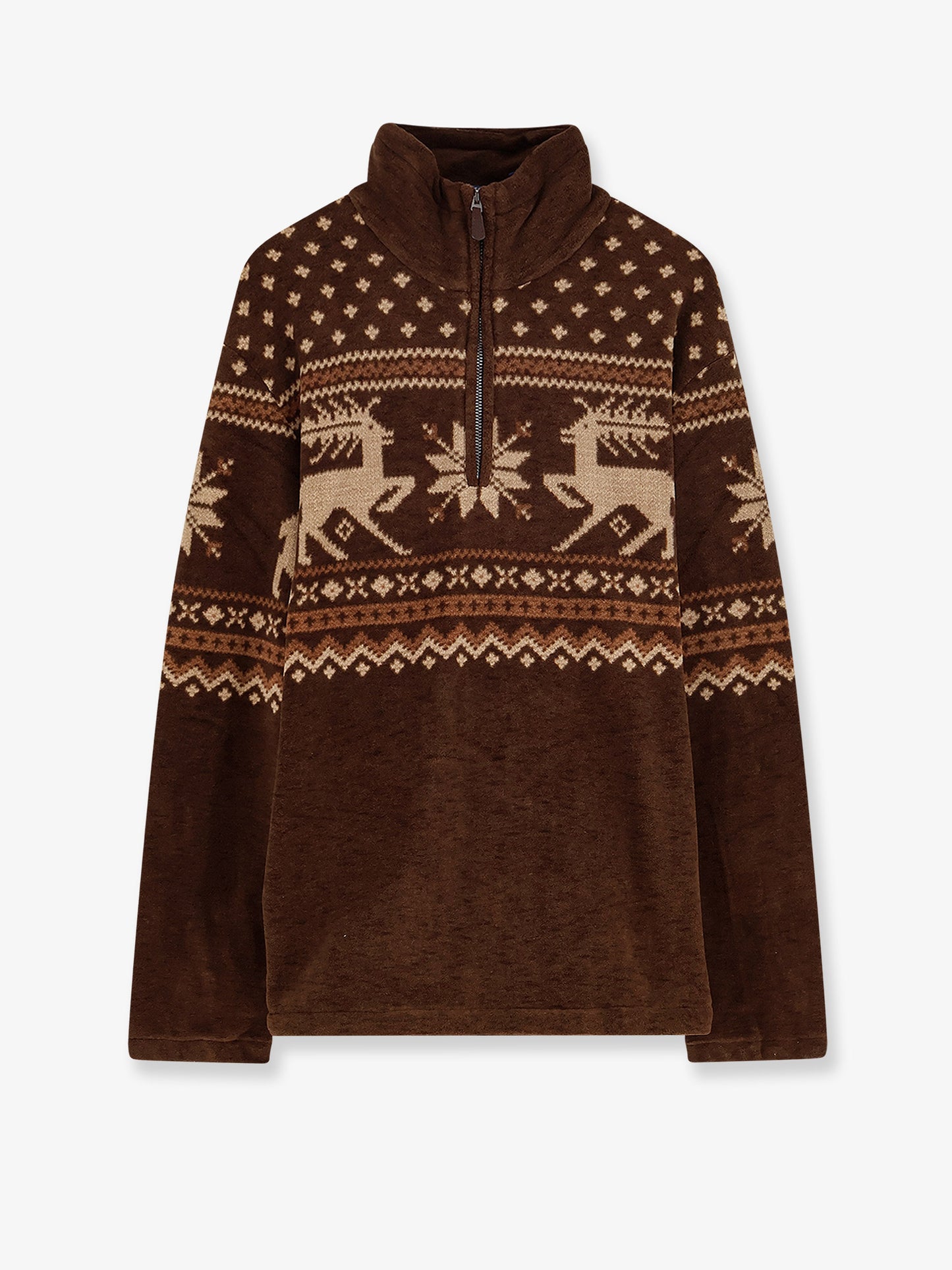 Fleece fabric sweater