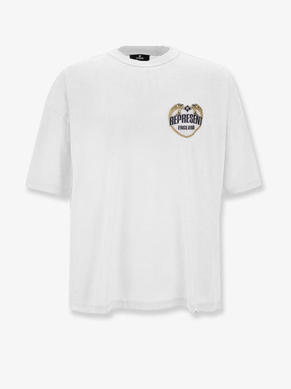 Cotton T-shirt with distressed effect thumbnail