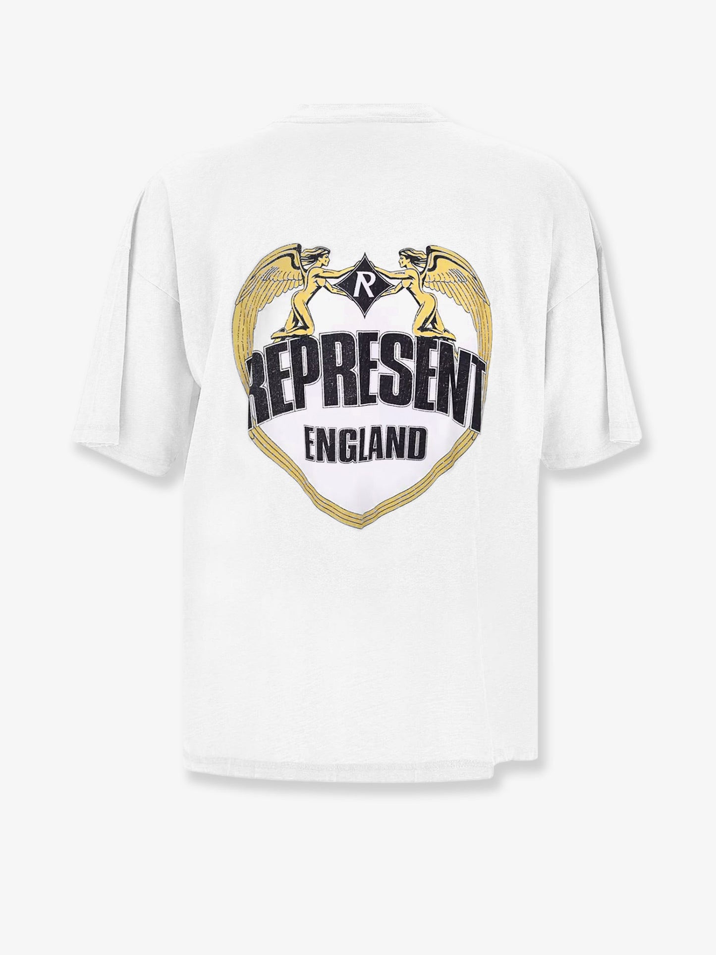 Cotton T-shirt with distressed effect