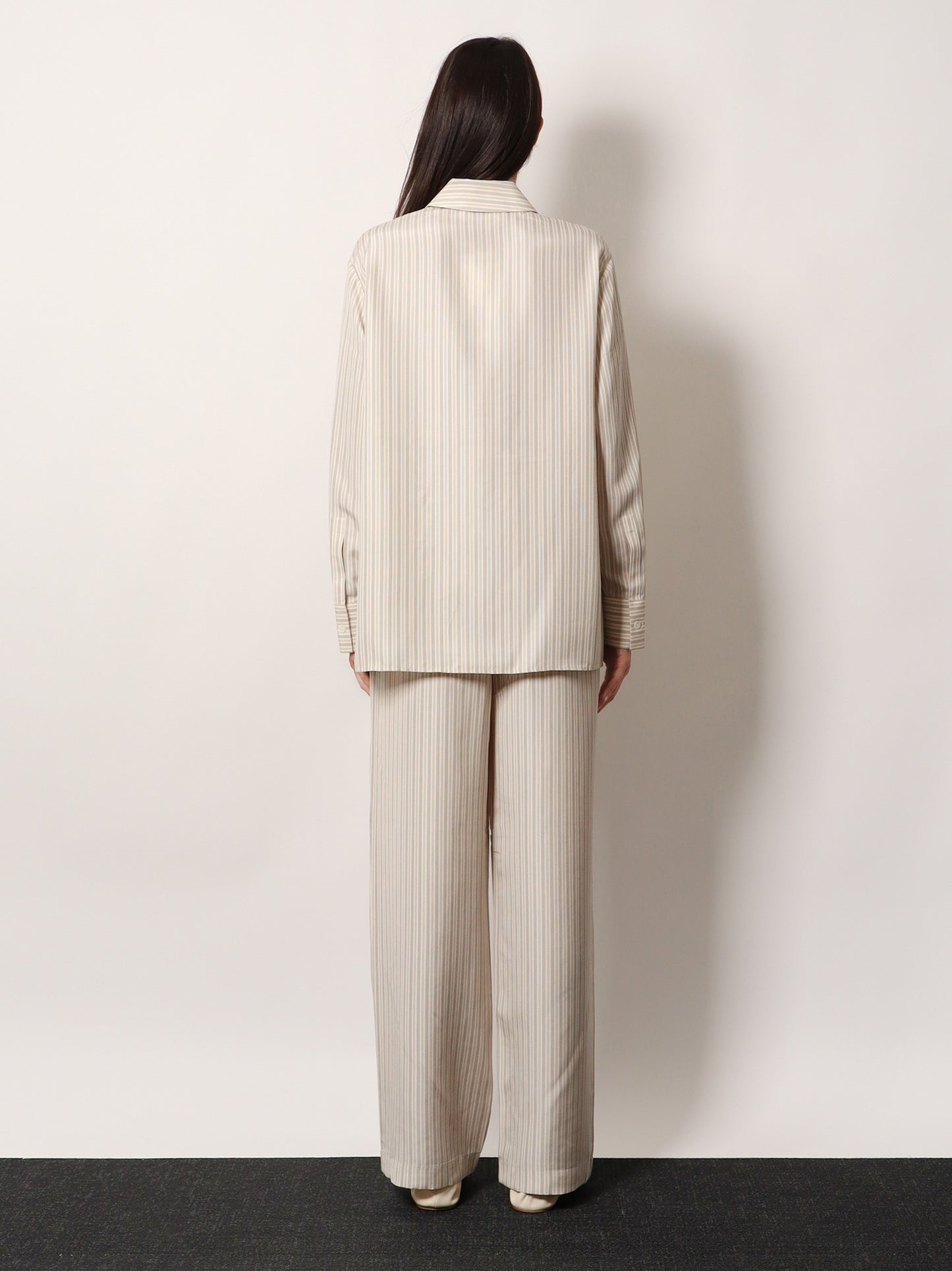 Silk striped shirt