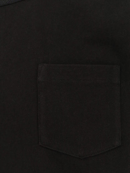 T-shirt in cotone con inserti in nylon thumbnail