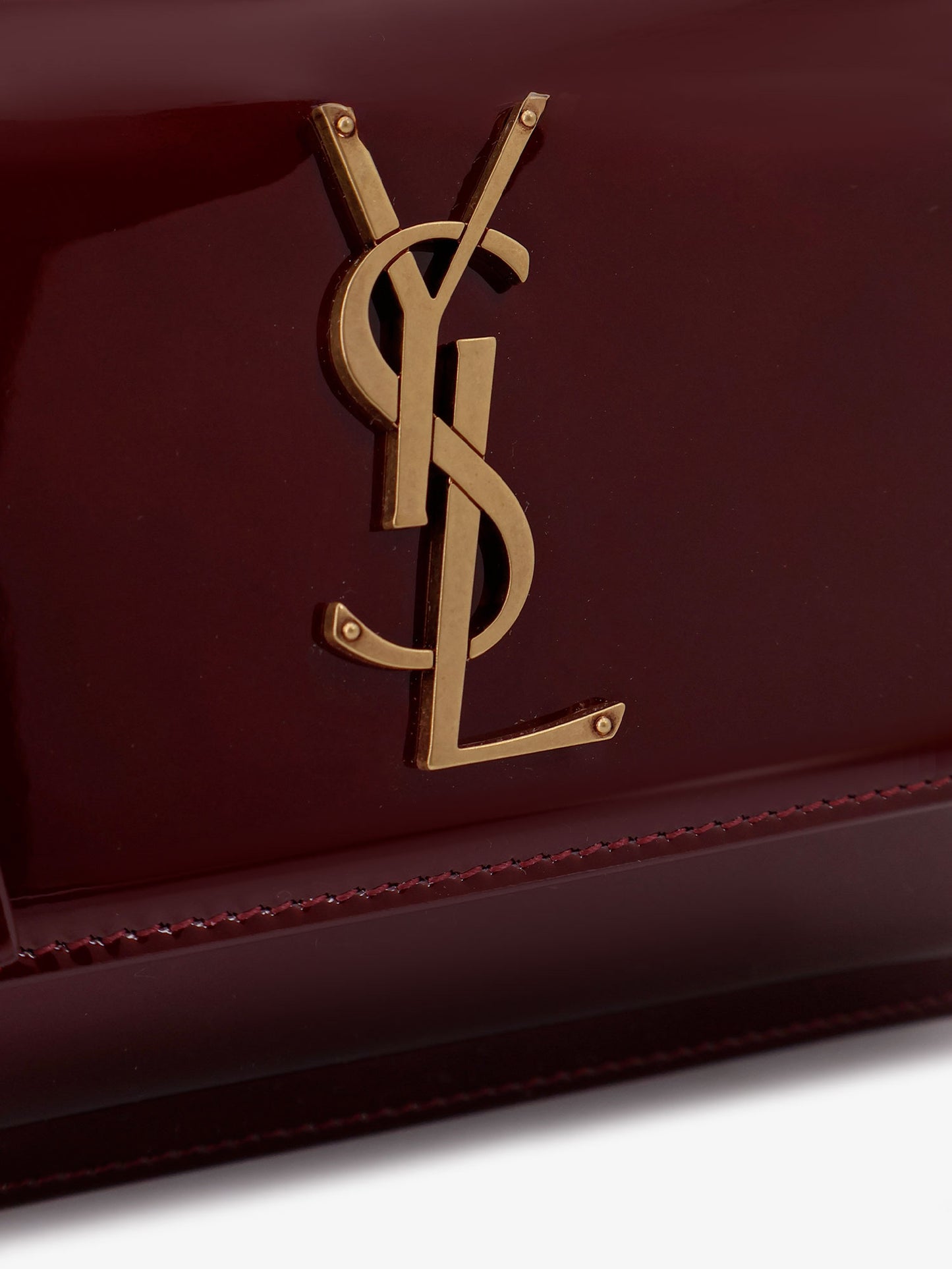 Sunset patent leather crossbody