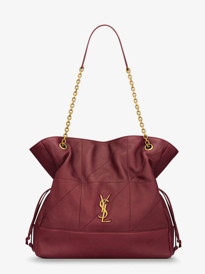 Jamie leather shoulder bag with Carré Rive Gauche stitching thumbnail