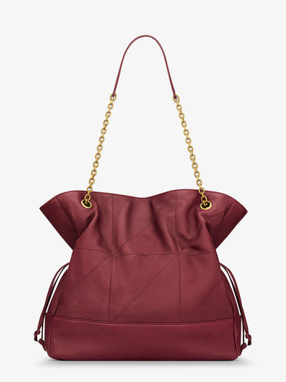 Jamie leather shoulder bag with Carré Rive Gauche stitching thumbnail