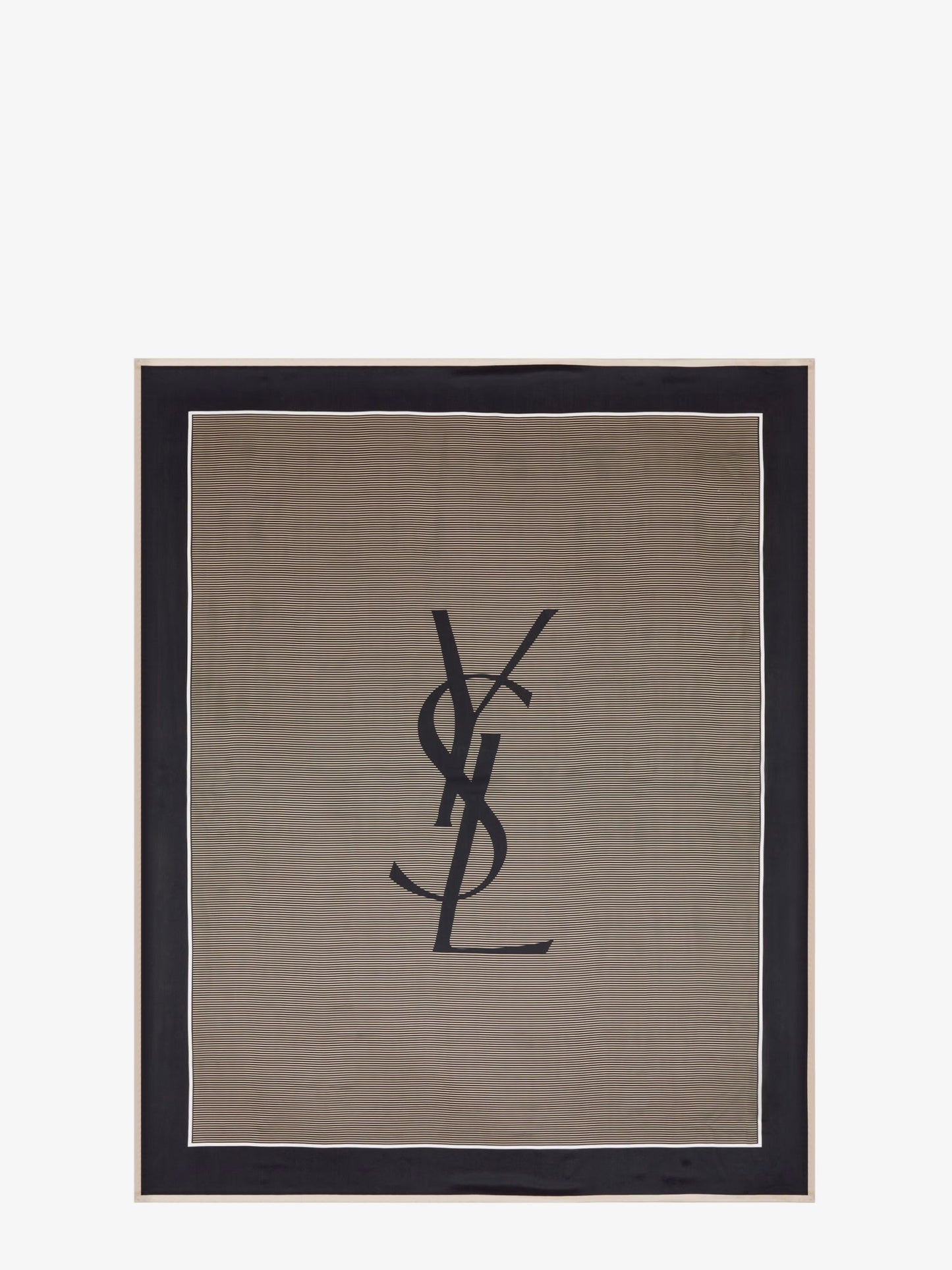Cassandre striped silk charmeuse stole