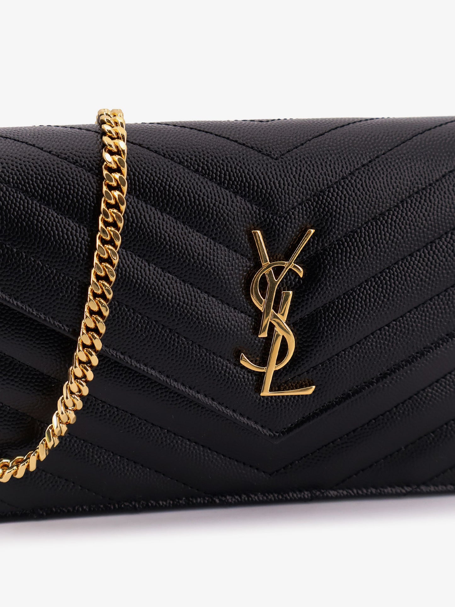Portafogli con catena Envelope in pelle