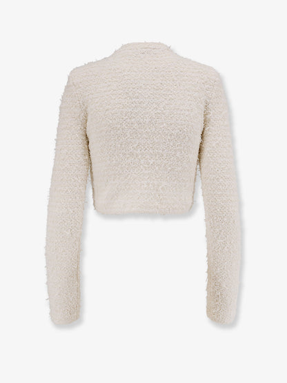 Cotton blend cardigan with rhinestones thumbnail