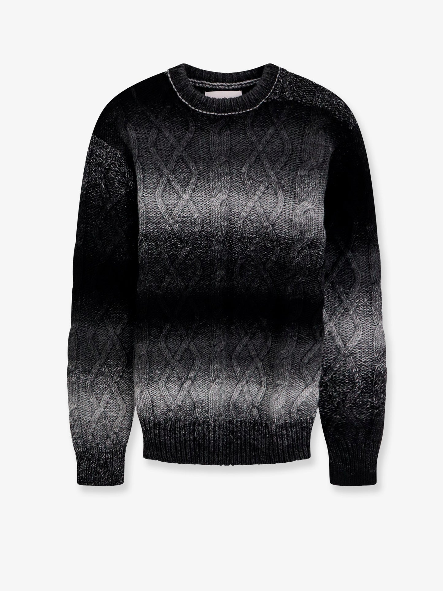 Maglia a trecce dégradé