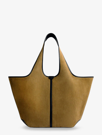 Douce suede and leather shoulder bag thumbnail