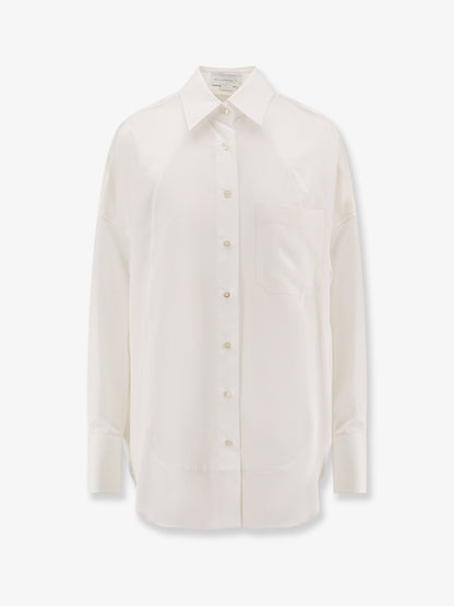 Oversize satin shirt thumbnail
