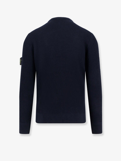 Ribbed certified virgin wool sweater thumbnail