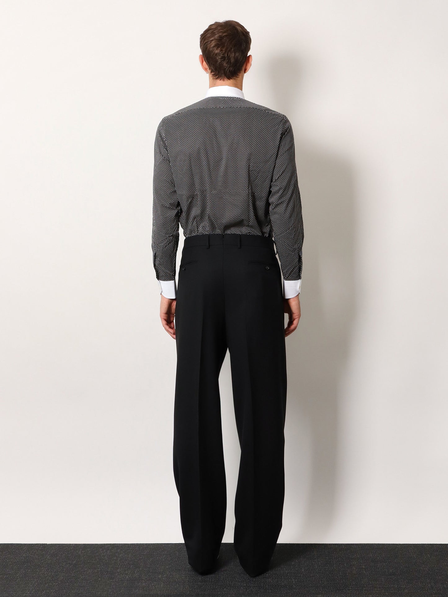 Microfantasy cotton shirt