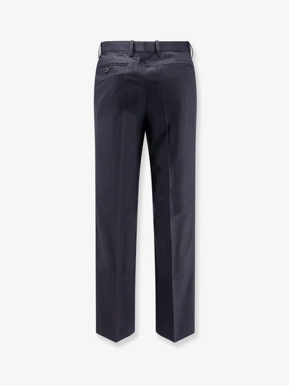Wool blend Unisex pinstriped trousers thumbnail
