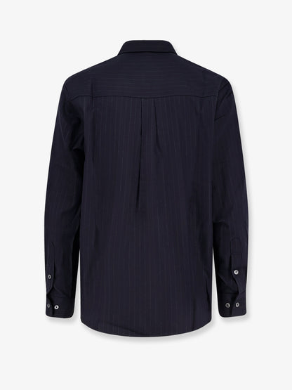 Camicia Unisex a righe in misto lana thumbnail