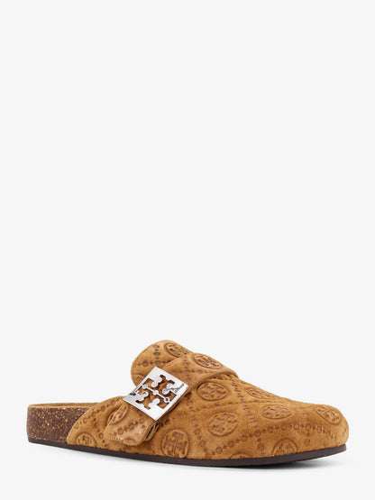 T Monogram Mellow Mule in suede jacquard thumbnail