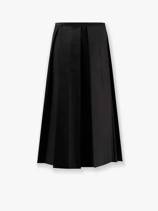 Wool and silk midi dress