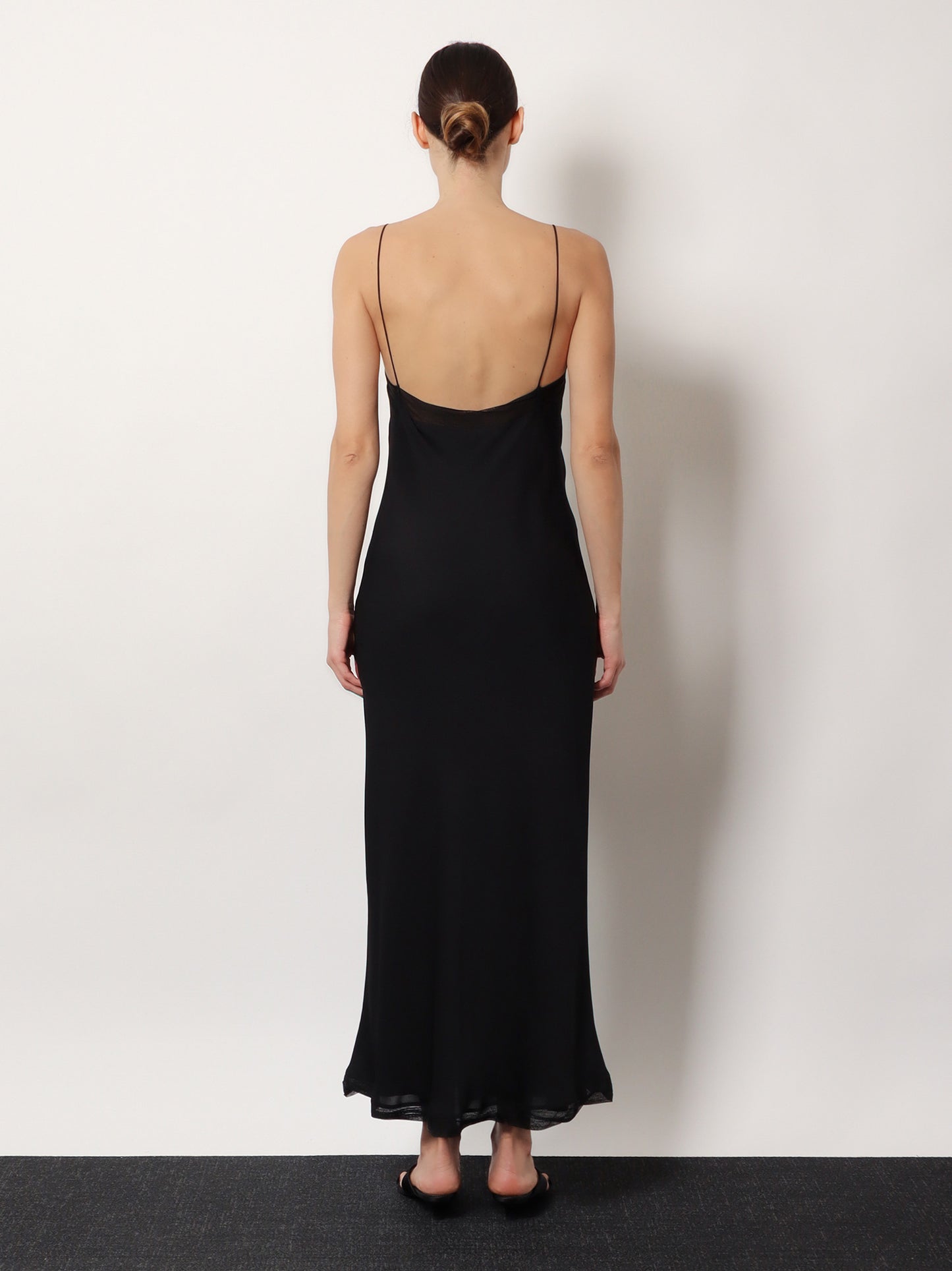 Long silk dress