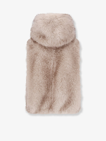 Sleeveless faux fur jacket thumbnail