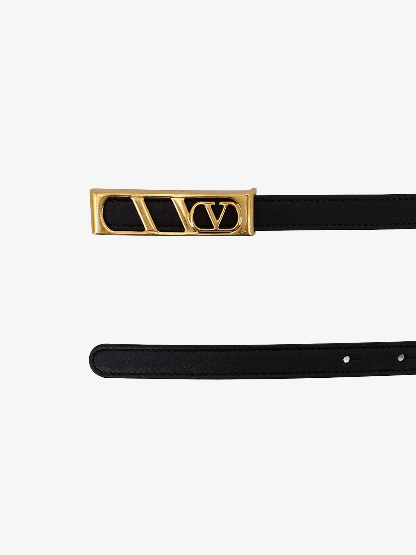 Vlogo leather belt
