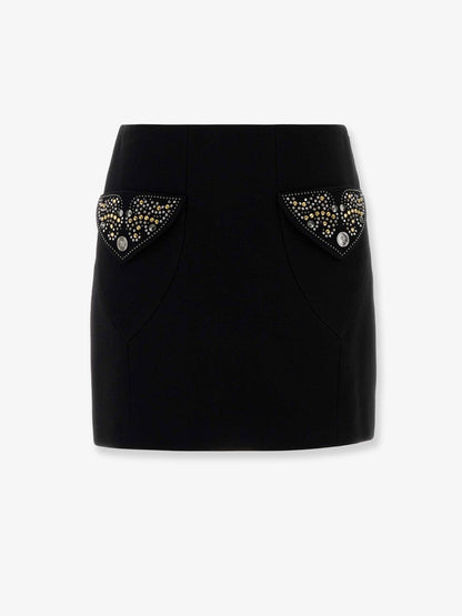 Virgin wool mini skirt thumbnail