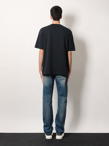 Cotton t-shirt with frontal iconic skull thumbnail