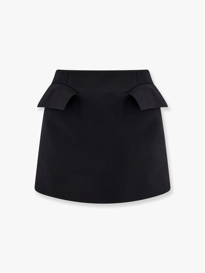 Mini lenght wool skirt thumbnail