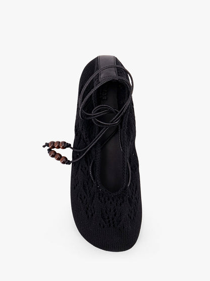 Rosemary crochet ballerinas with ankle ties thumbnail