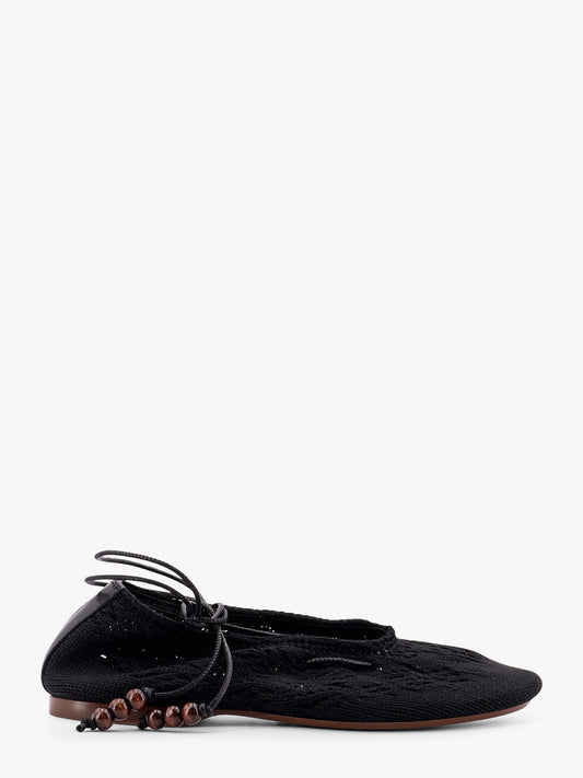 Rosemary crochet ballerinas with ankle ties
