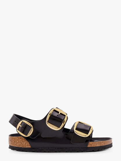 Milano big buckle patent leather sandals thumbnail