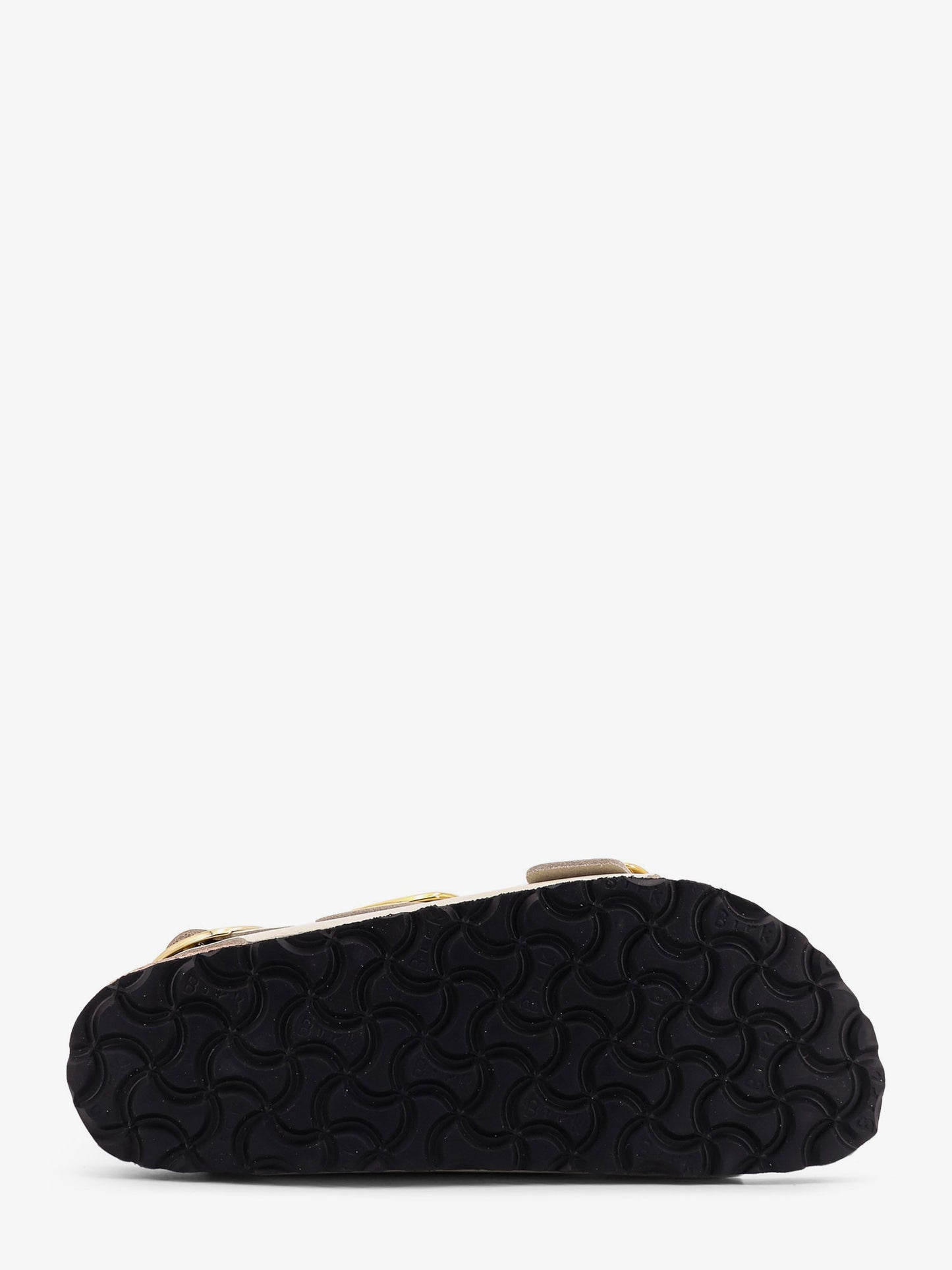 Milano Big Buckle patent leather sandals