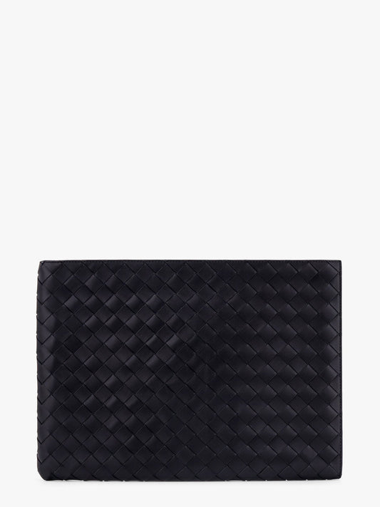 Pochette in pelle intrecciata