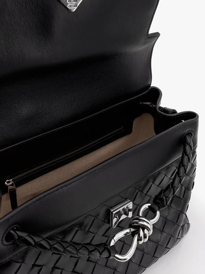 Borsa messenger Andiamo in pelle con motivo Intrecciato thumbnail