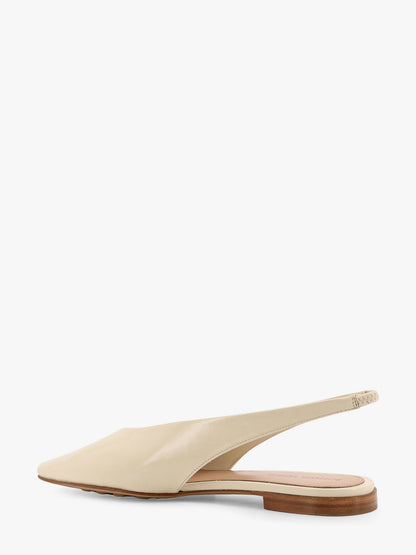 Sofia flat leather slingback thumbnail