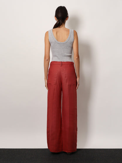 Cashmere and wool tank top with Monili detail thumbnail