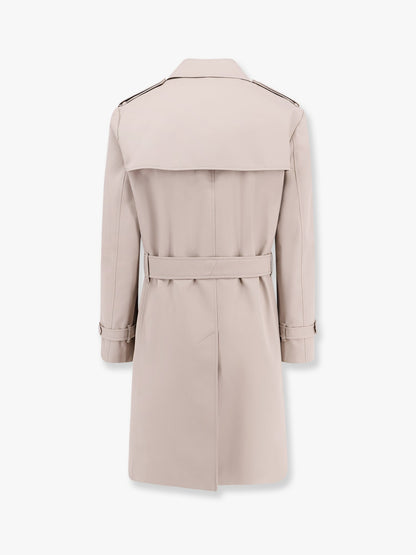 Cotton blend trench with check lining thumbnail