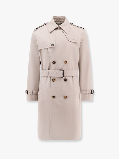Cotton blend trench with check lining thumbnail
