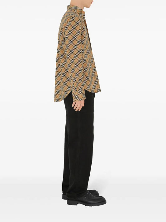 checked cotton shirt