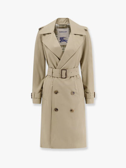 Organic cotton trench with check lining thumbnail