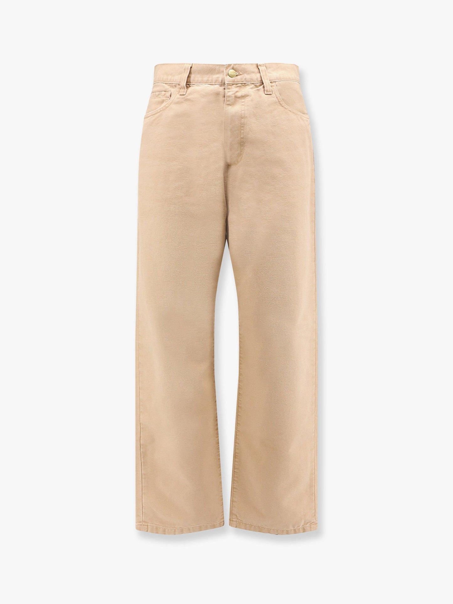 Organic cotton trouser with back logo patch