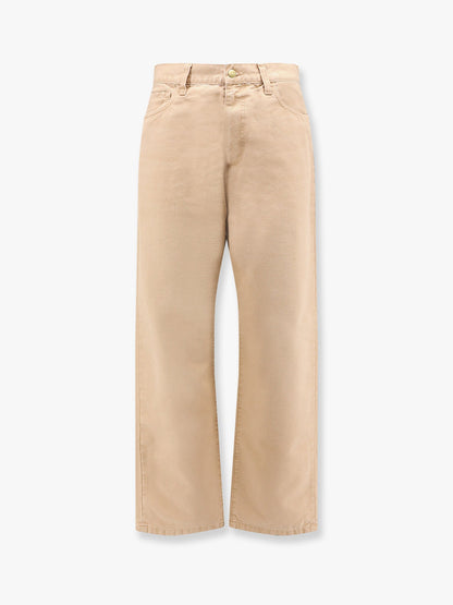 Organic cotton trouser with back logo patch thumbnail