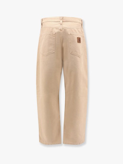 Organic cotton trouser with back logo patch thumbnail