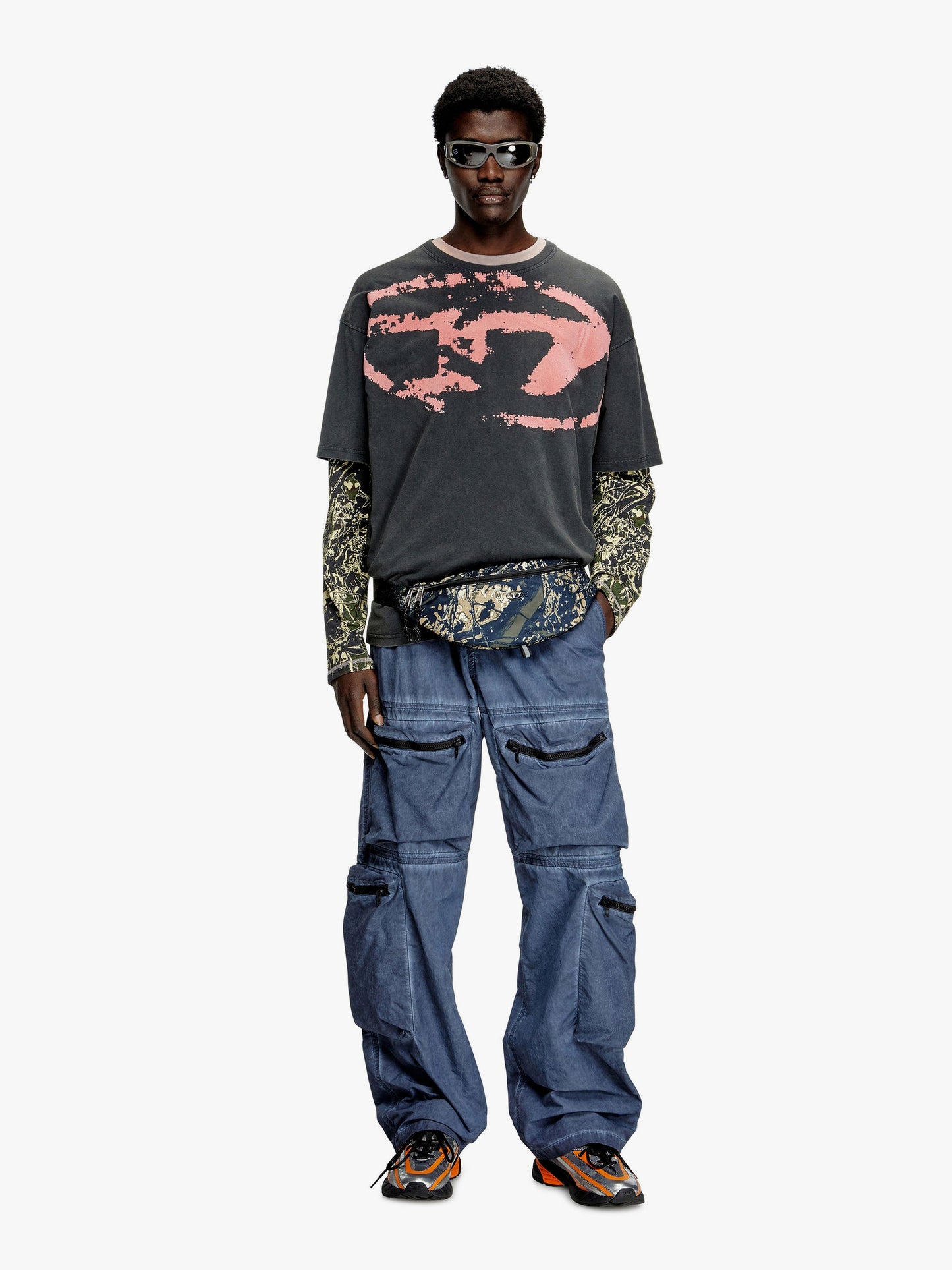 T-boxt t-shirt with distressed effect