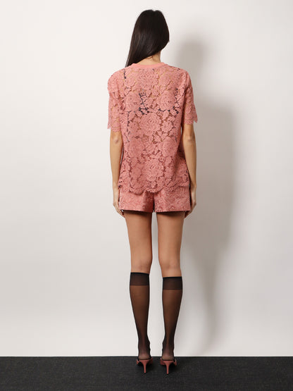 Maglia in pizzo floreale DG thumbnail