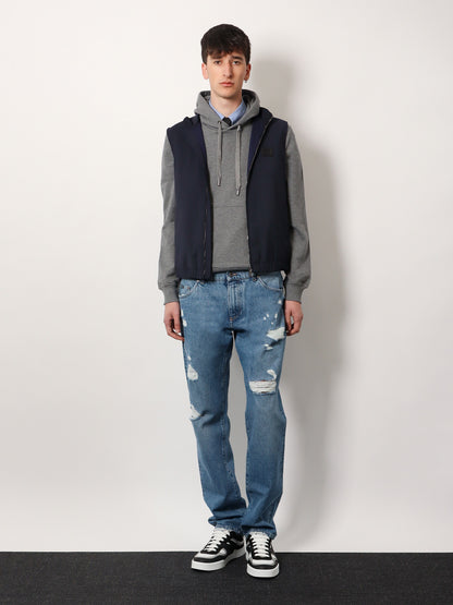 Wool blend sleeveless jacket thumbnail