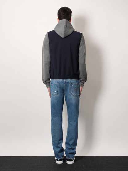Wool blend sleeveless jacket thumbnail