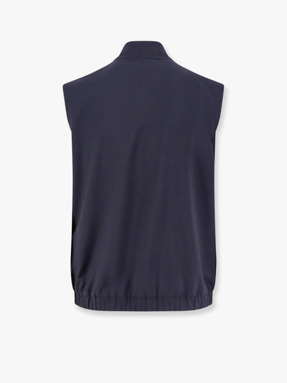 Wool blend sleeveless jacket thumbnail