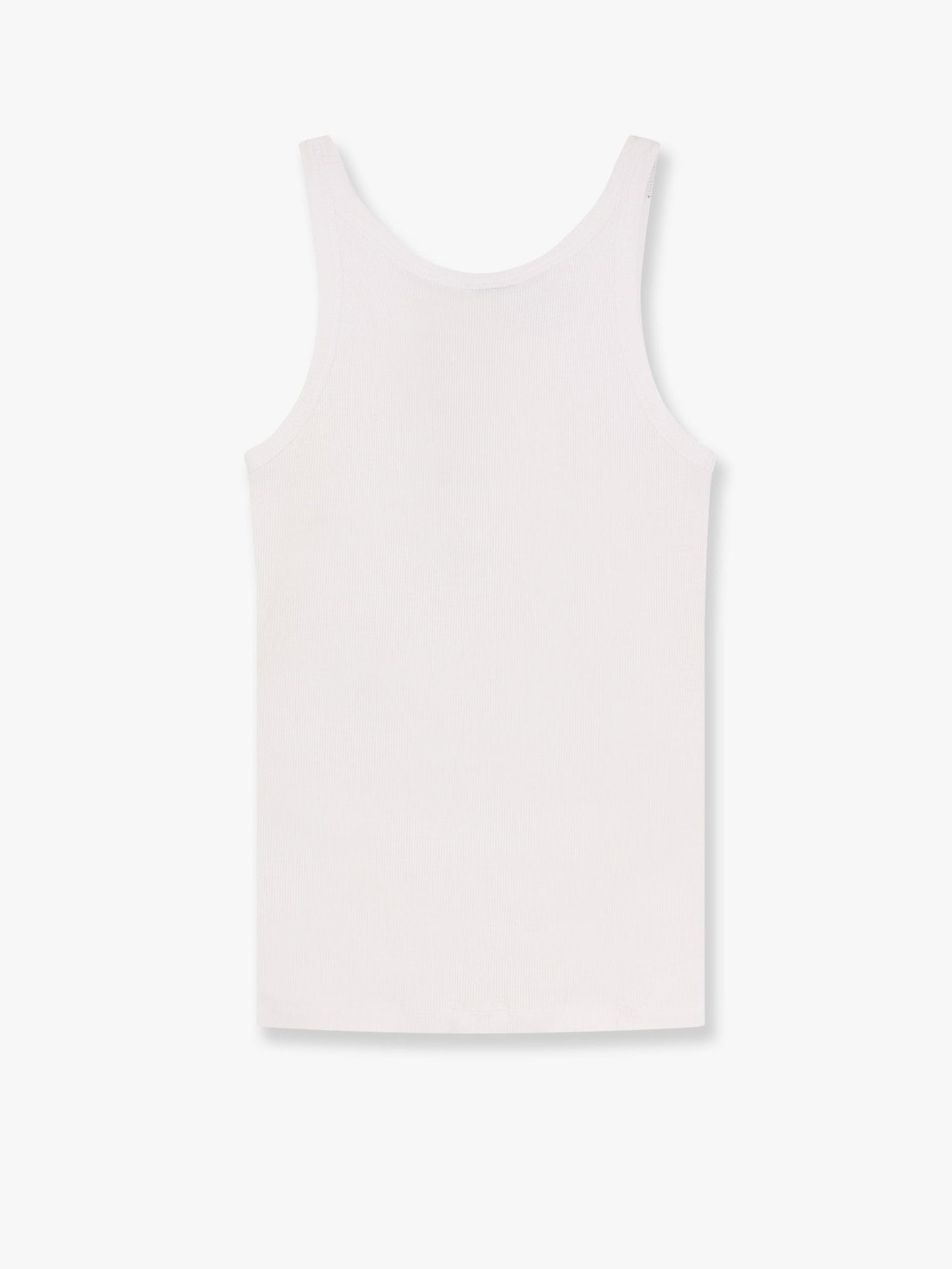 Ribbed cotton tank top