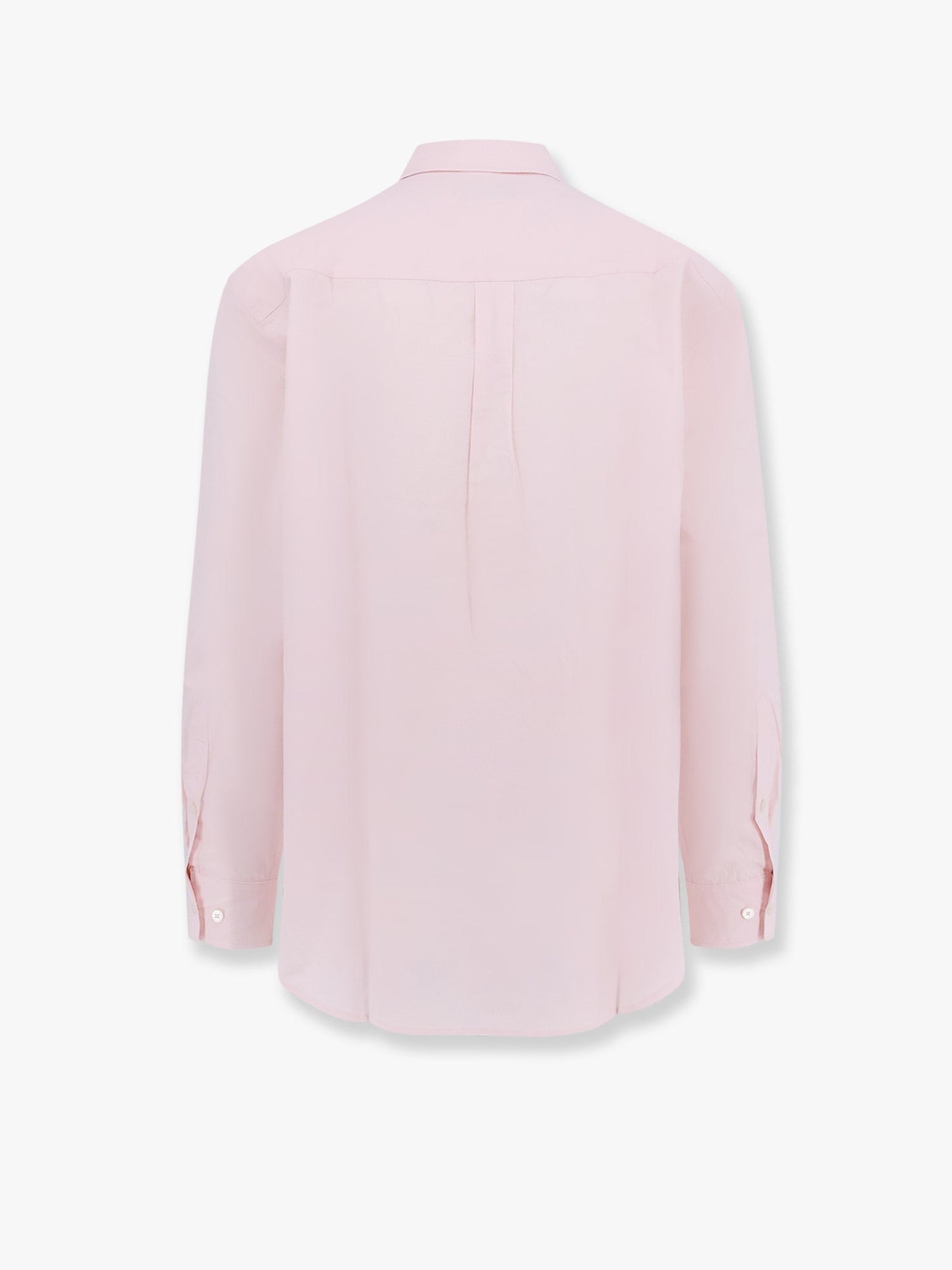Cotton shirt with one applied breast pocket